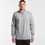 AS Colour - Stencil Half Zip Crew
